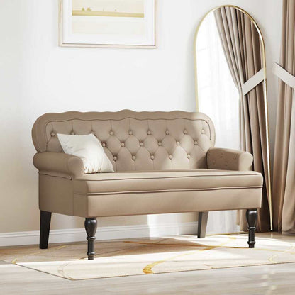Panca Chesterfield Cappuccino 119,5 x 64,5 x 75 cm