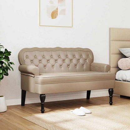 Panca Chesterfield Cappuccino 119,5 x 64,5 x 75 cm