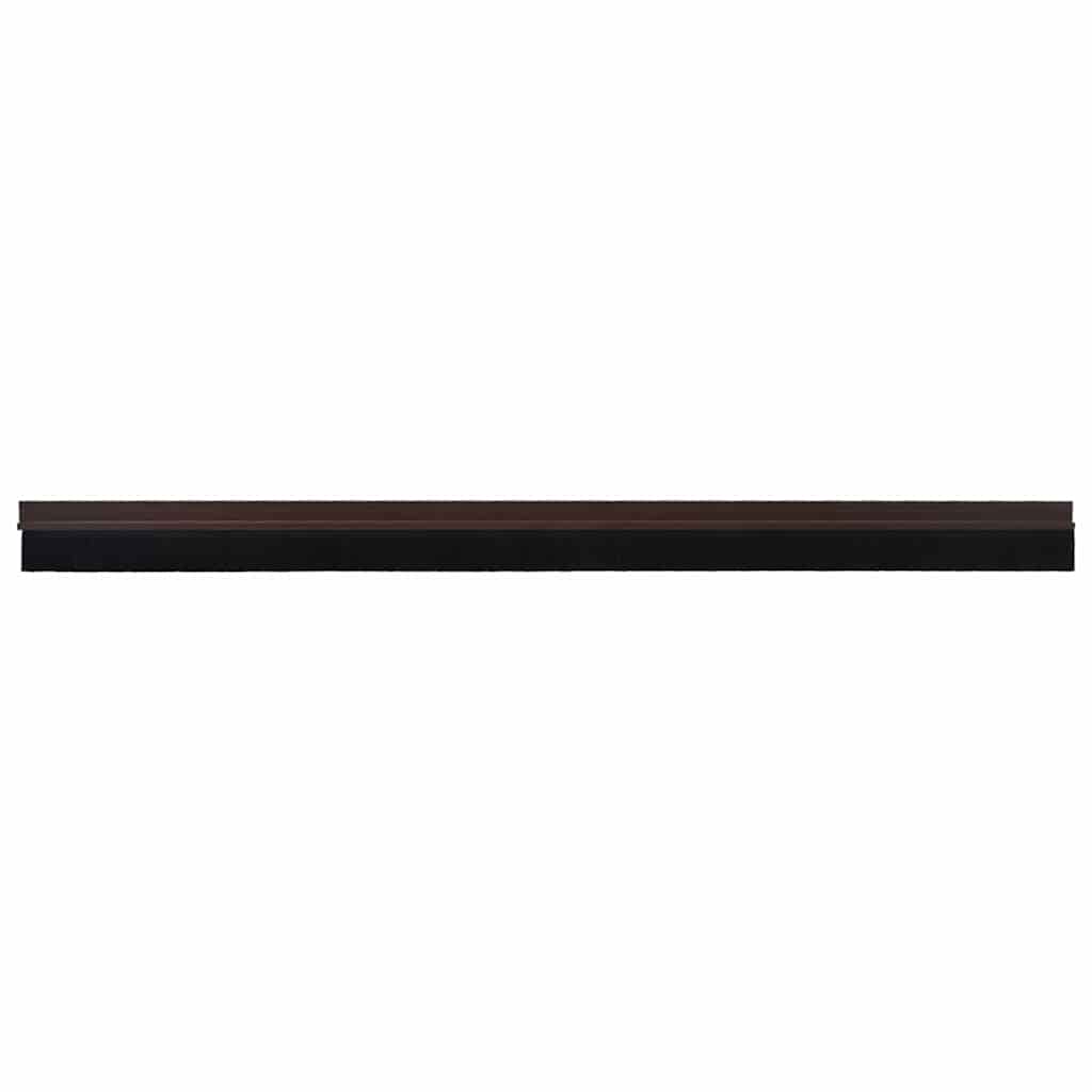 Spazzole per porte autoadesive 2 pcs Marrone 100 cm