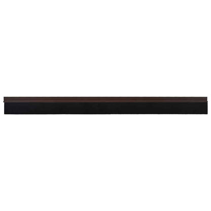 Spazzole per porte autoadesive 12 pcs Marrone 100 cm