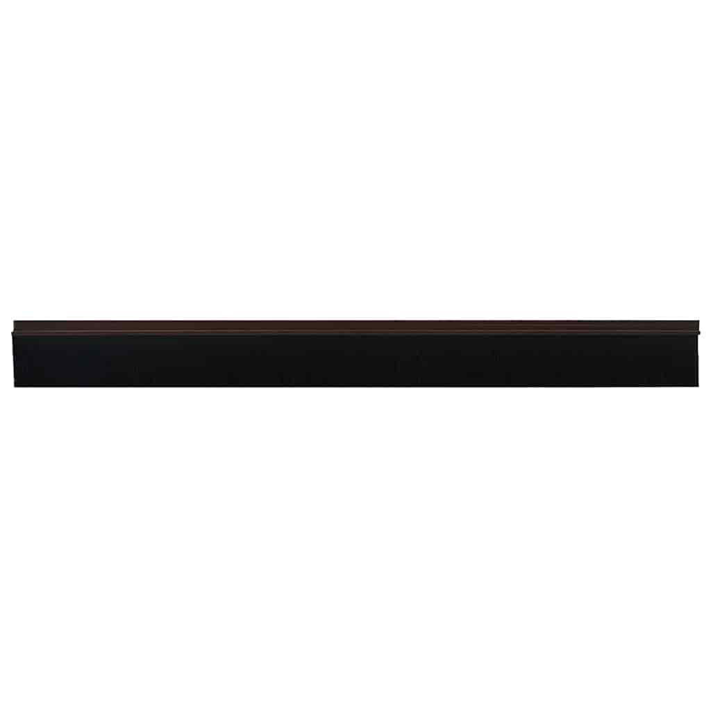 Spazzole per porte autoadesive 12 pcs Marrone 100 cm