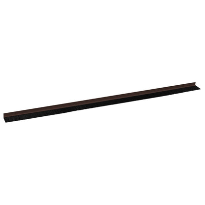 Spazzole per porte autoadesive 2 pcs Marrone 100 cm