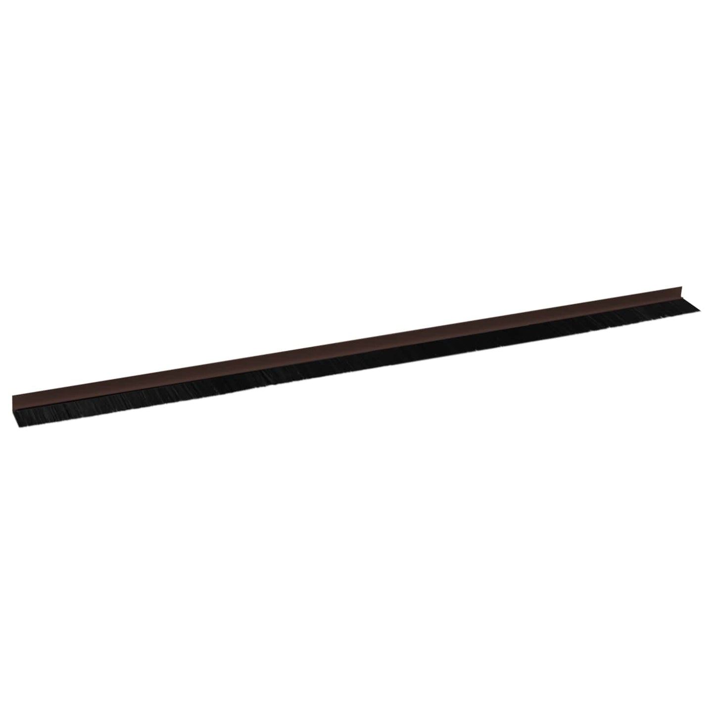 Spazzole per porte autoadesive 6 pcs Marrone 100 cm