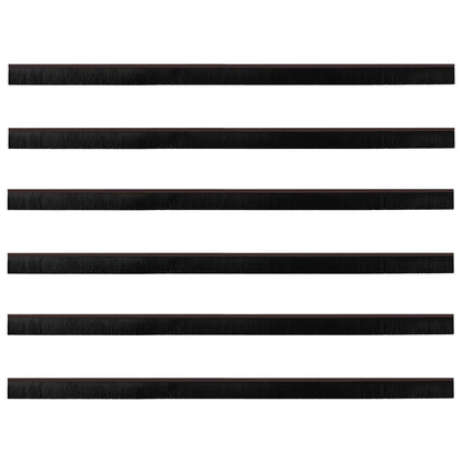 Spazzole per porte autoadesive 6 pcs Marrone 100 cm