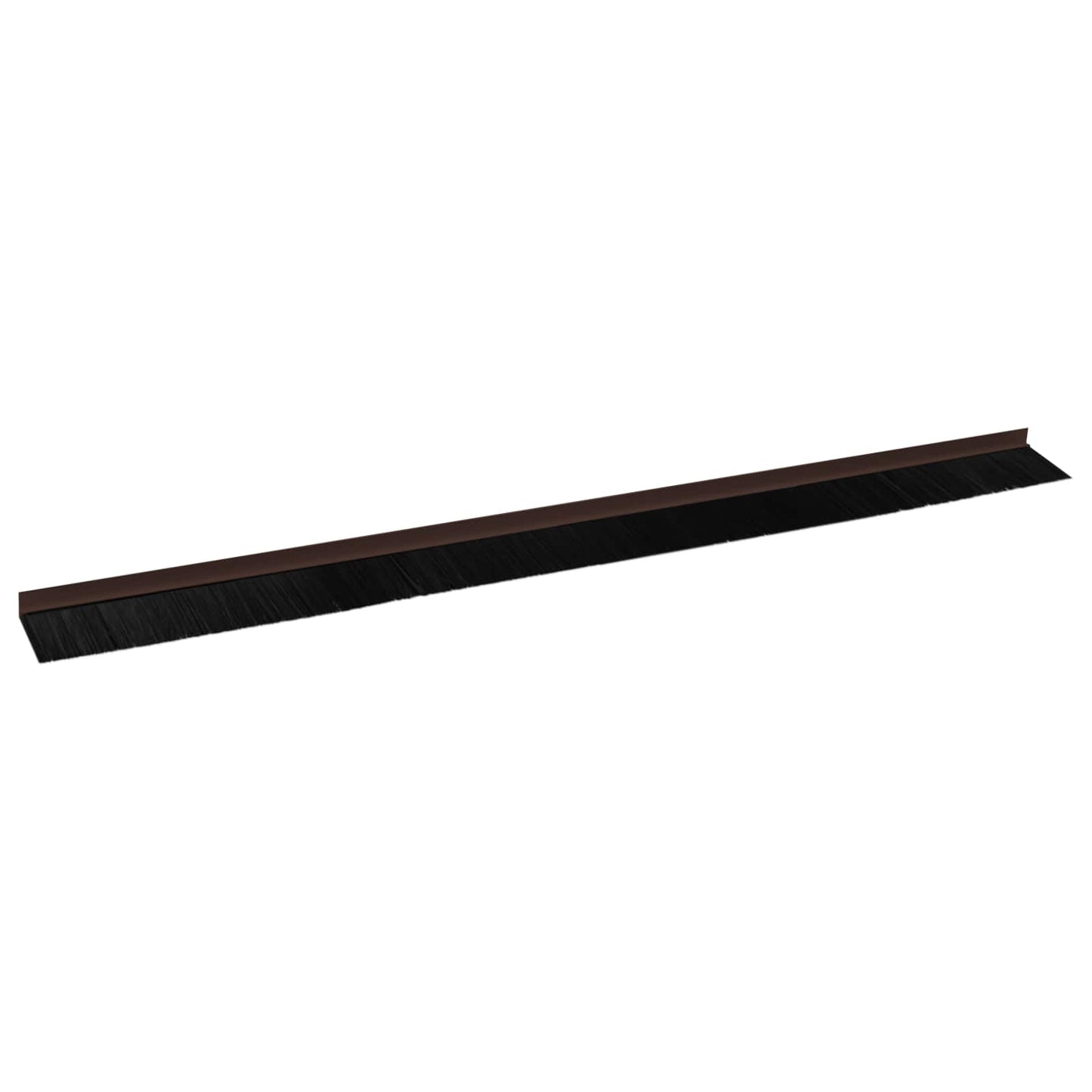 Spazzole per porte autoadesive 6 pcs Marrone 100 cm