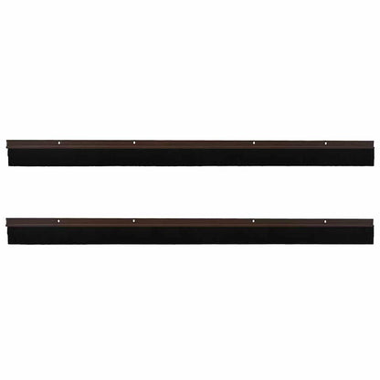Spazzole per porte a vite 2 pcs Marrone 100 cm