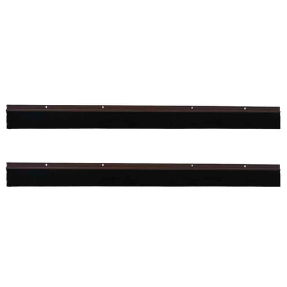 Spazzole per porte a vite 2 pcs Marrone 100 cm