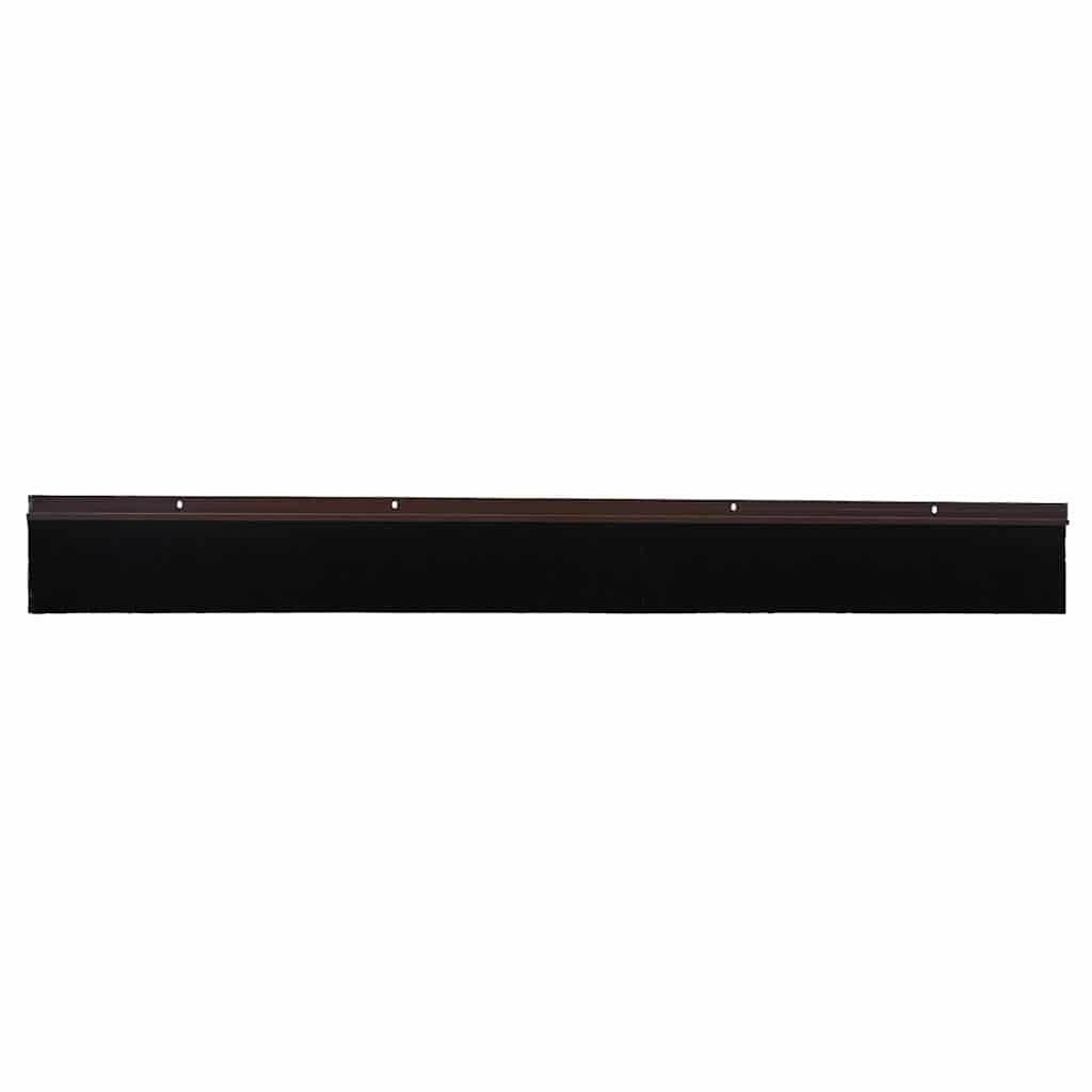 Spazzole per porte a vite 2 pcs Marrone 100 cm