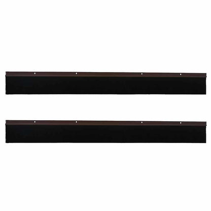 Spazzole per porte a vite 2 pcs Marrone 100 cm