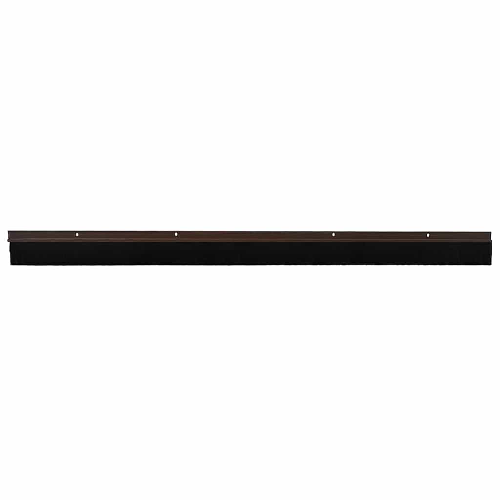 Spazzole per porte a vite 6 pcs Marrone 100 cm