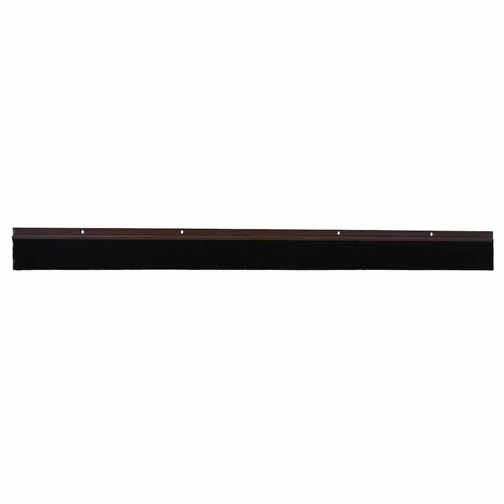 Spazzole per porte a vite 6 pcs Marrone 100 cm