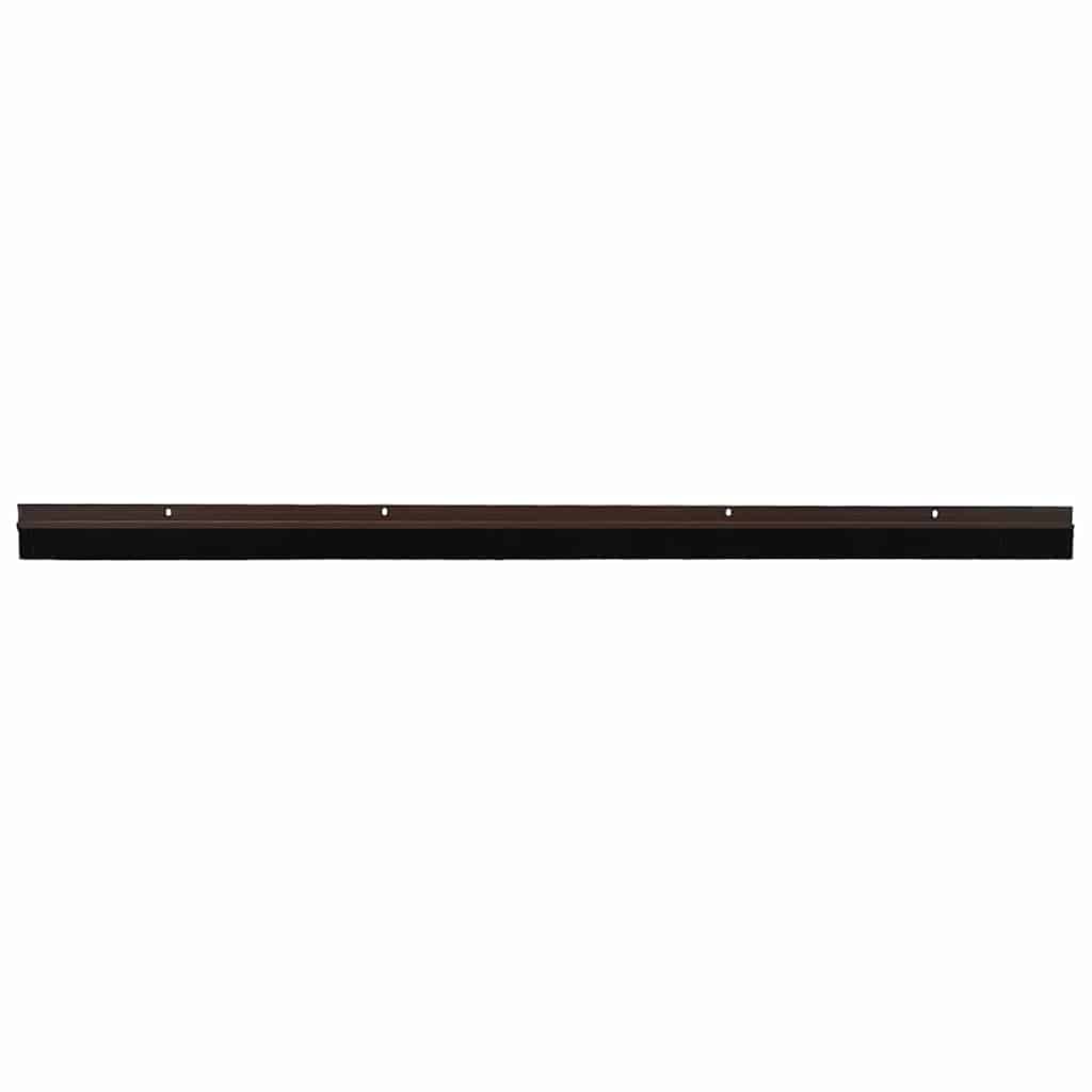 Spazzole per porte a vite 12 pcs Marrone 100 cm