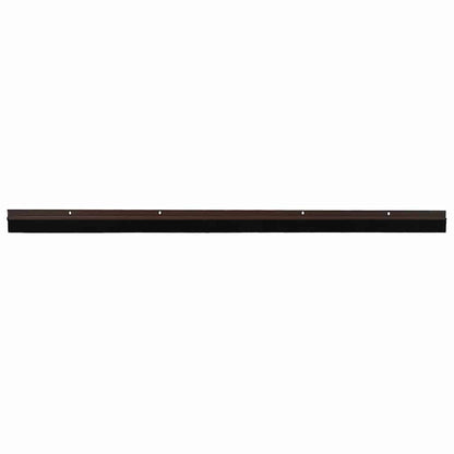 Spazzole per porte a vite 12 pcs Marrone 100 cm