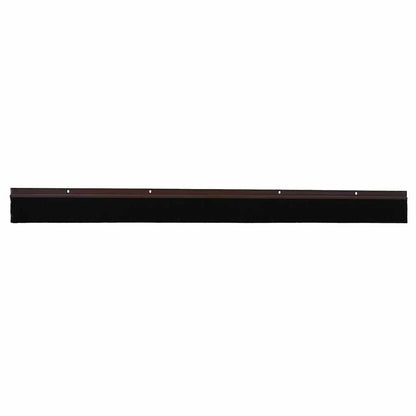 Spazzole per porte a vite 12 pcs Marrone 100 cm