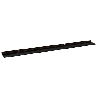 Spazzole per porte a vite 12 pcs Marrone 100 cm