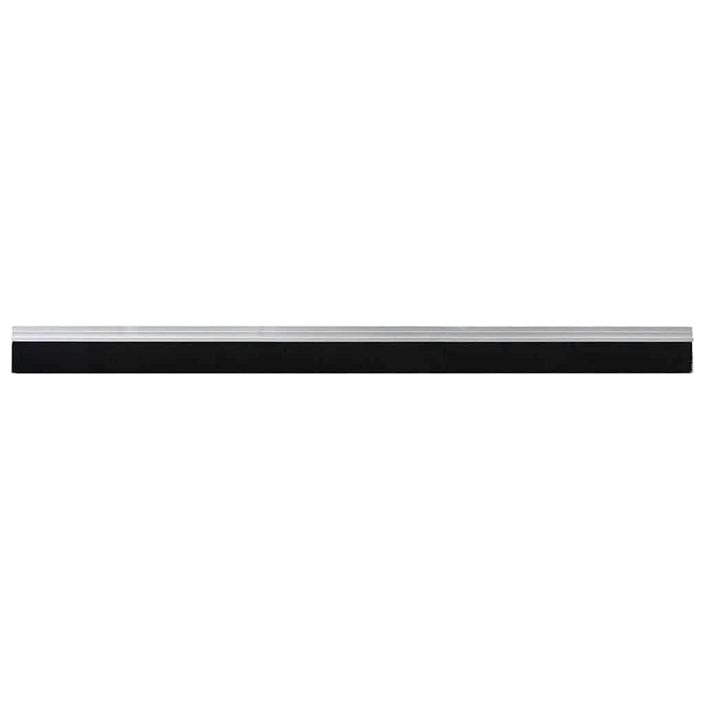 Spazzole per porte autoadesive 2 pcs Argento 100 cm