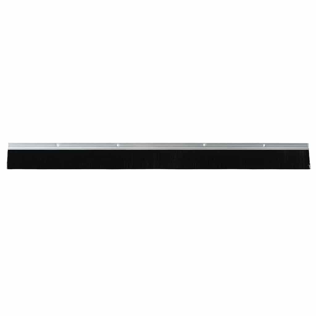 Spazzole per porte a vite 2 pcs Argento 100 cm