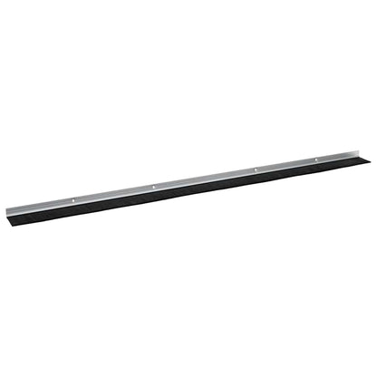 Spazzole per porte a vite 2 pcs Argento 100 cm