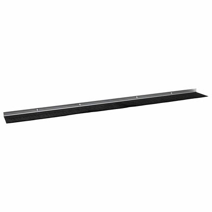 Spazzole per porte a vite 2 pcs Argento 100 cm