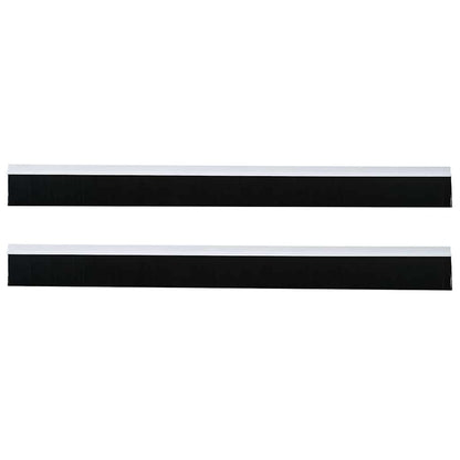 Spazzole per porte autoadesive 2 pcs Bianco 100 cm