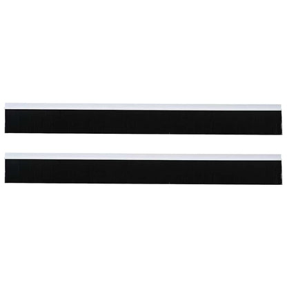 Spazzole per porte autoadesive 2 pcs Bianco 100 cm