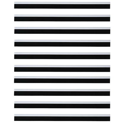 Spazzole per porte autoadesive 12 pcs Bianco 100 cm