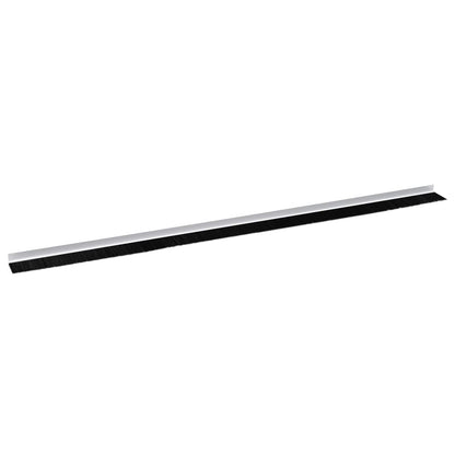 Spazzole per porte autoadesive 2 pcs Bianco 100 cm