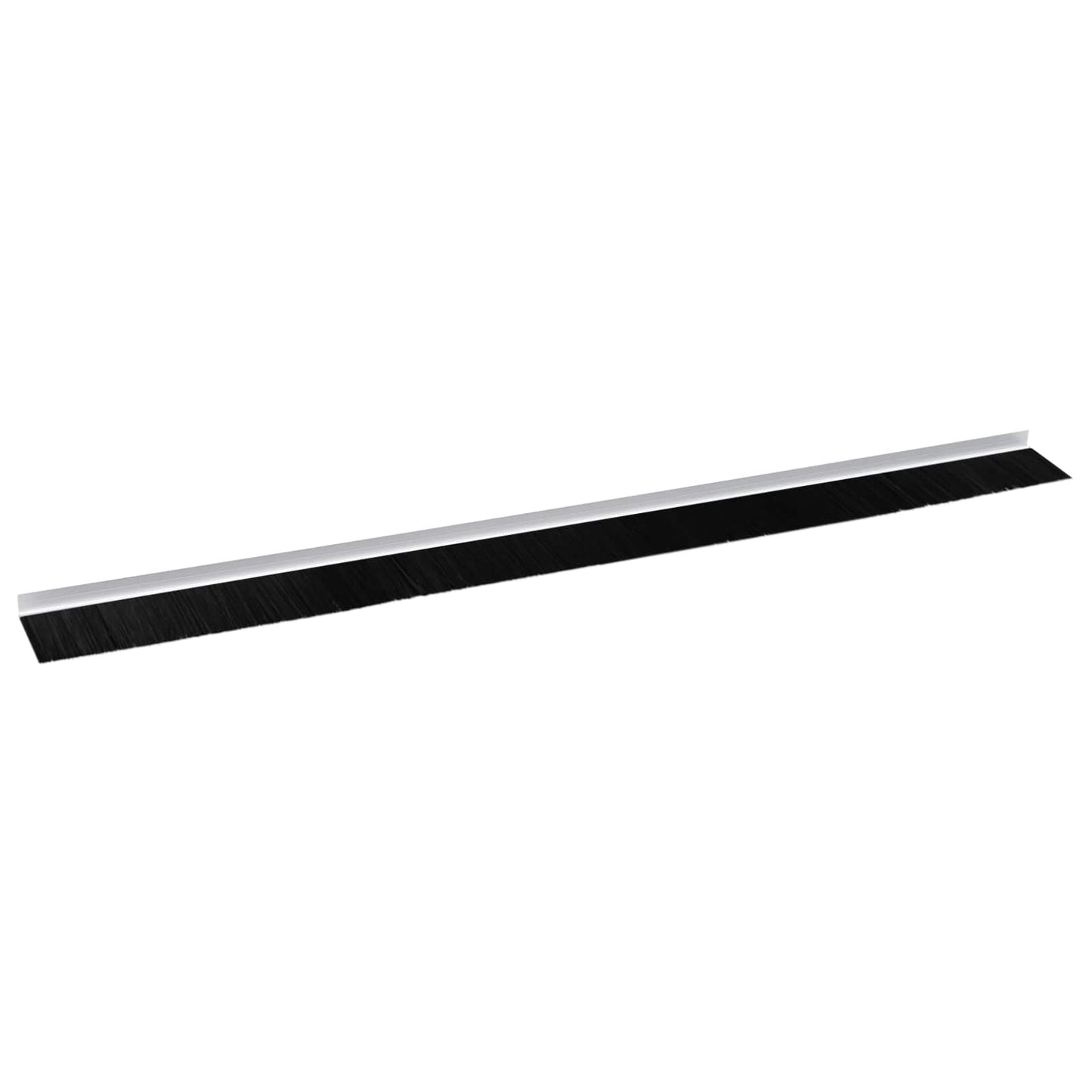 Spazzole per porte autoadesive 2 pcs Bianco 100 cm