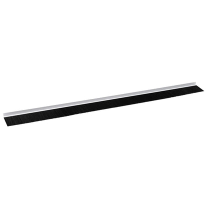 Spazzole per porte autoadesive 2 pcs Bianco 100 cm