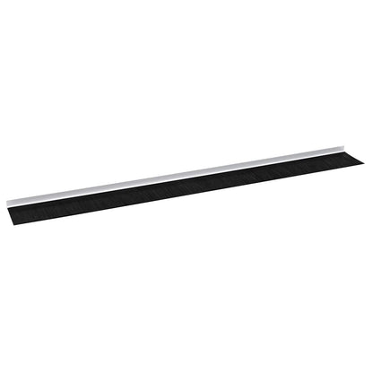 Spazzole per porte autoadesive 12 pcs Bianco 100 cm