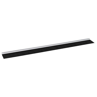 Spazzole per porte autoadesive 12 pcs Bianco 100 cm