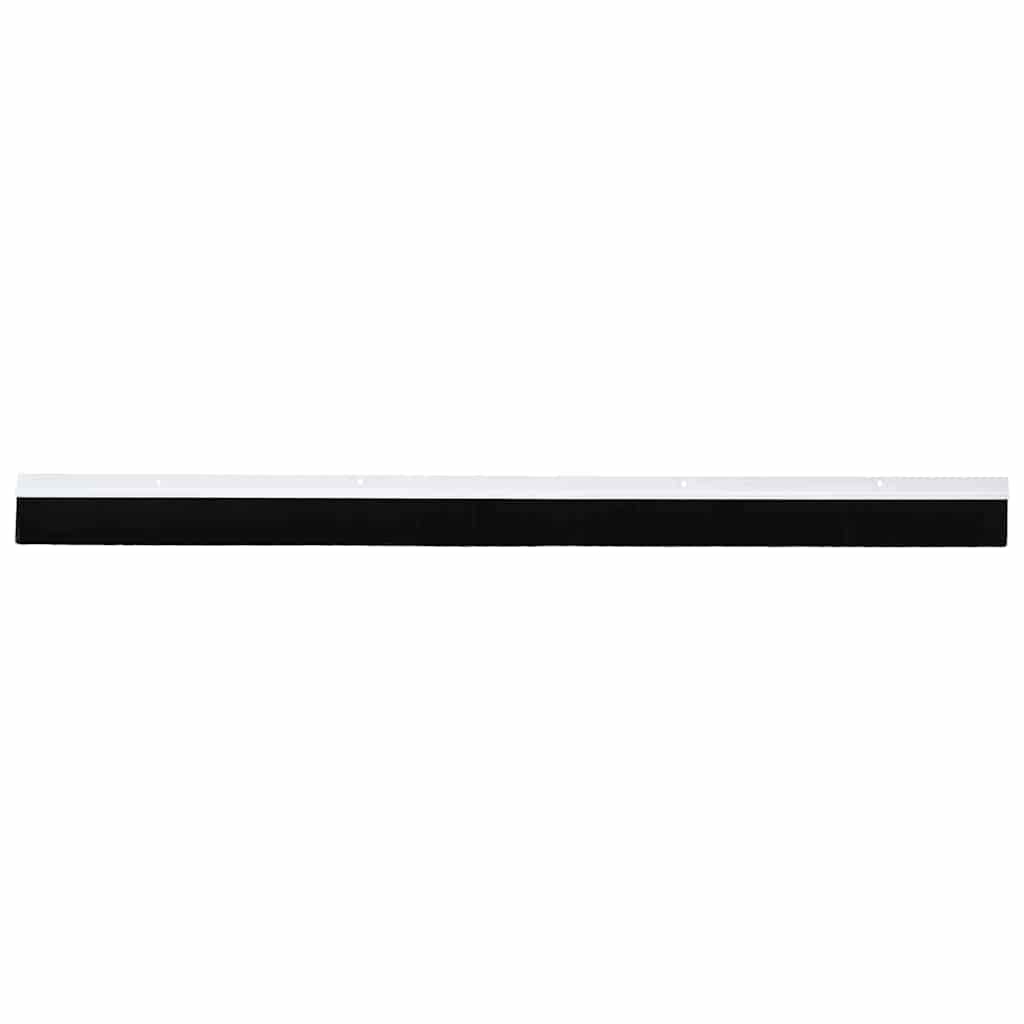 Spazzole per porte a vite 2 pcs Bianco 100 cm Lega di alluminio