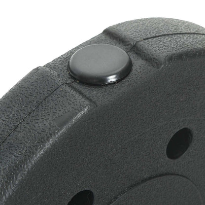 Dischi da Pesi 10 kg 4 pcs Nero Ã˜ 21,5 x 3,8 cm