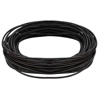 Cordino in Pelle Marrone Scuro Ã˜1 mm x 50 m Pelle