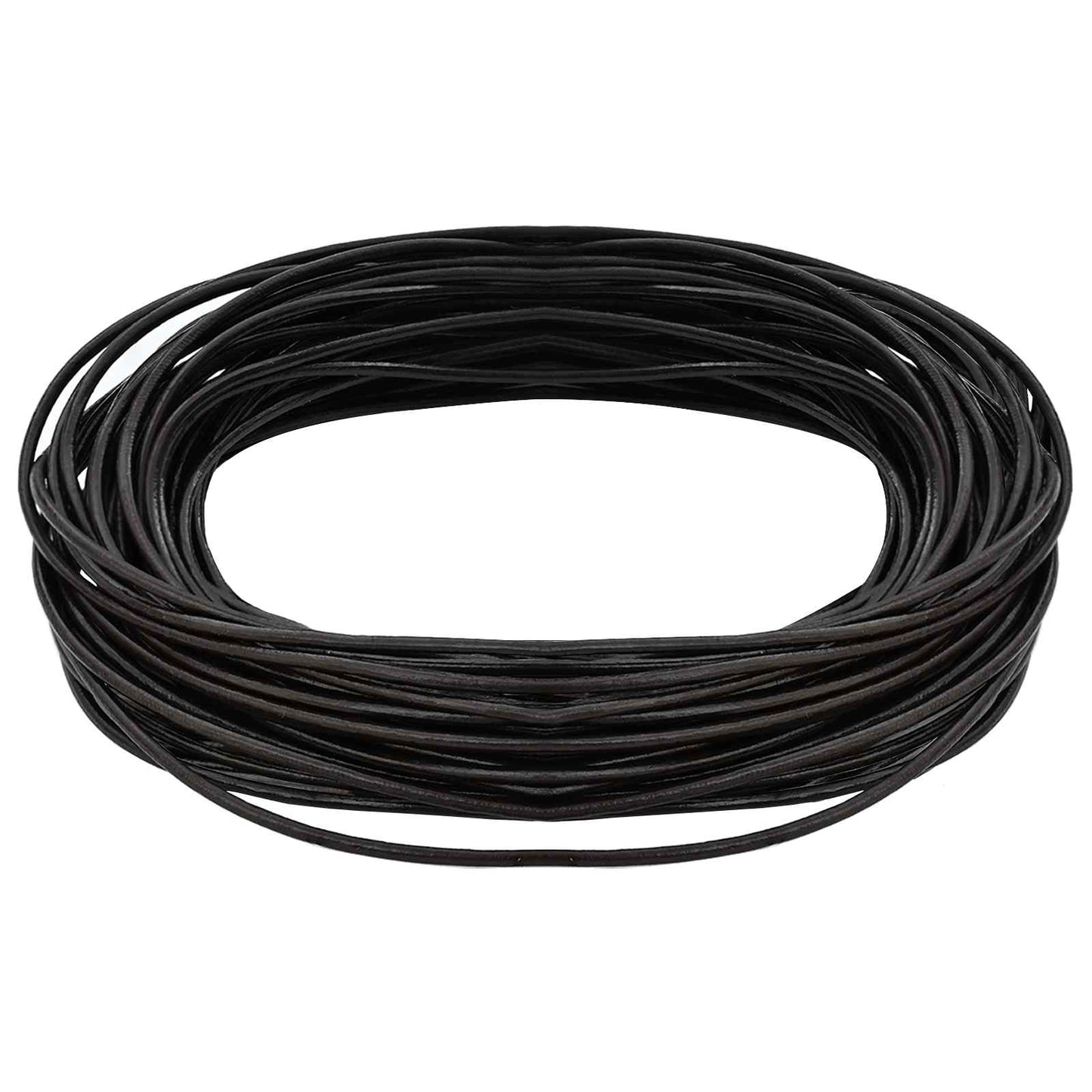 Cordino in Pelle Marrone Scuro Ã˜1,5 mm x 5 m Pelle