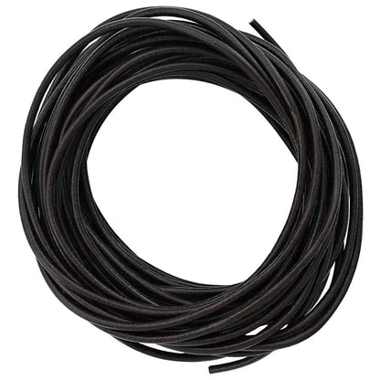 Cordino in Pelle Marrone Scuro Ã˜2,5 mm x 5 m Pelle