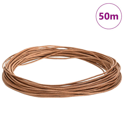 Cordino in Pelle Marrone Ã˜1 mm x 50 m Pelle