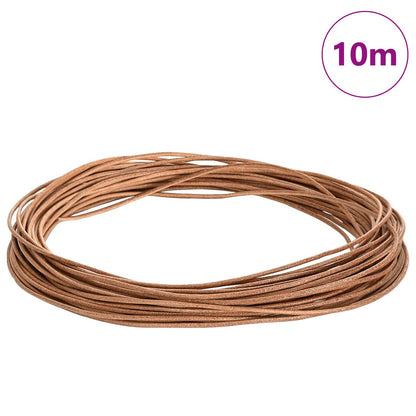 Cordino in Pelle Marrone Ã˜1,5 mm x 10 m Pelle