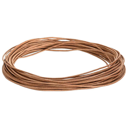 Cordino in Pelle Marrone Ã˜2 mm x 50 m Pelle