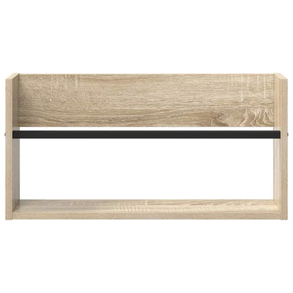 Scaffale per riviste Rovere Sonoma 60 x 12 x 30 cm