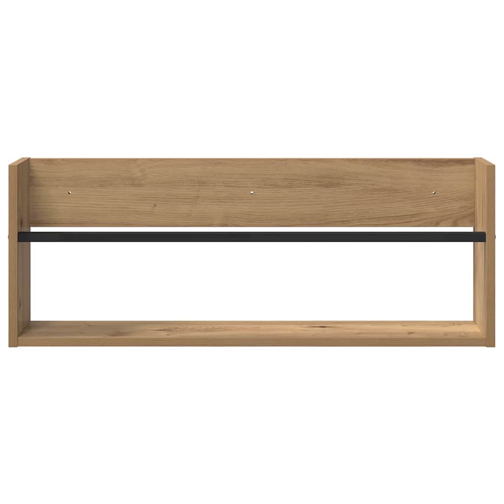 Scaffale per riviste Rovere artigianale 80 x 12 x 30 cm