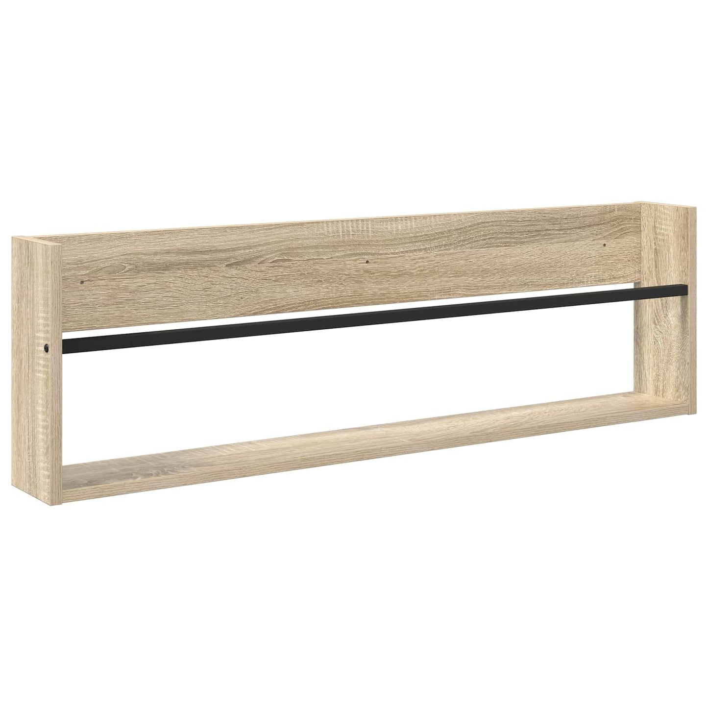 Scaffale per riviste Rovere Sonoma 100 x 12 x 30 cm
