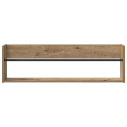 Scaffale per riviste Rovere artigianale 100 x 12 x 30 cm