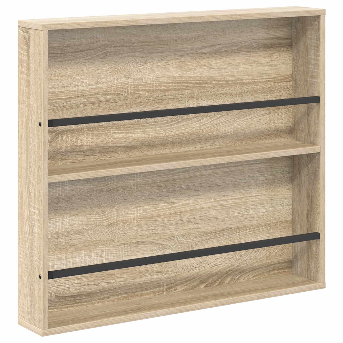 Scaffale per riviste 2 pcs Rovere Sonoma 80 x 12 x 70 cm