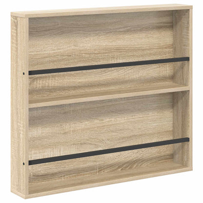Scaffale per riviste 2 pcs Rovere Sonoma 80 x 12 x 70 cm