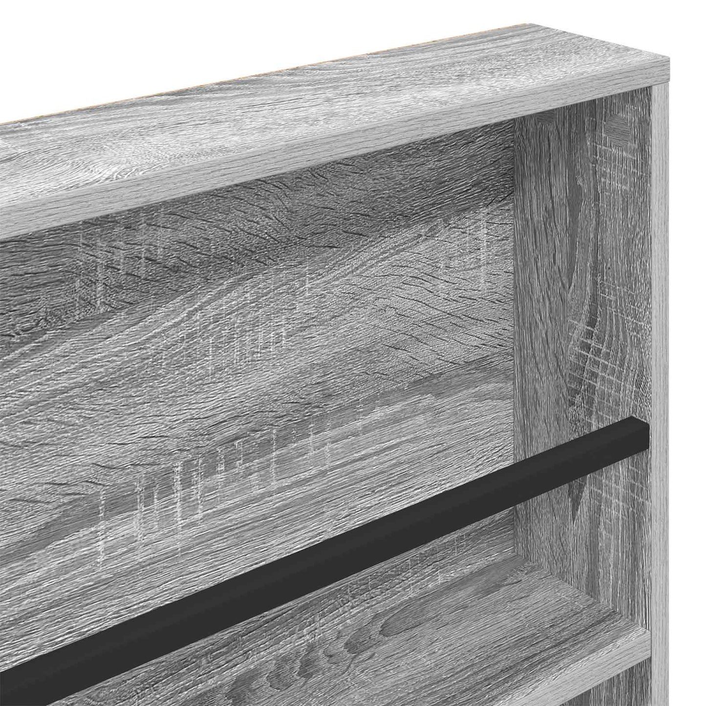 Scaffale per riviste Grigio Sonoma 80 x 12 x 70 cm
