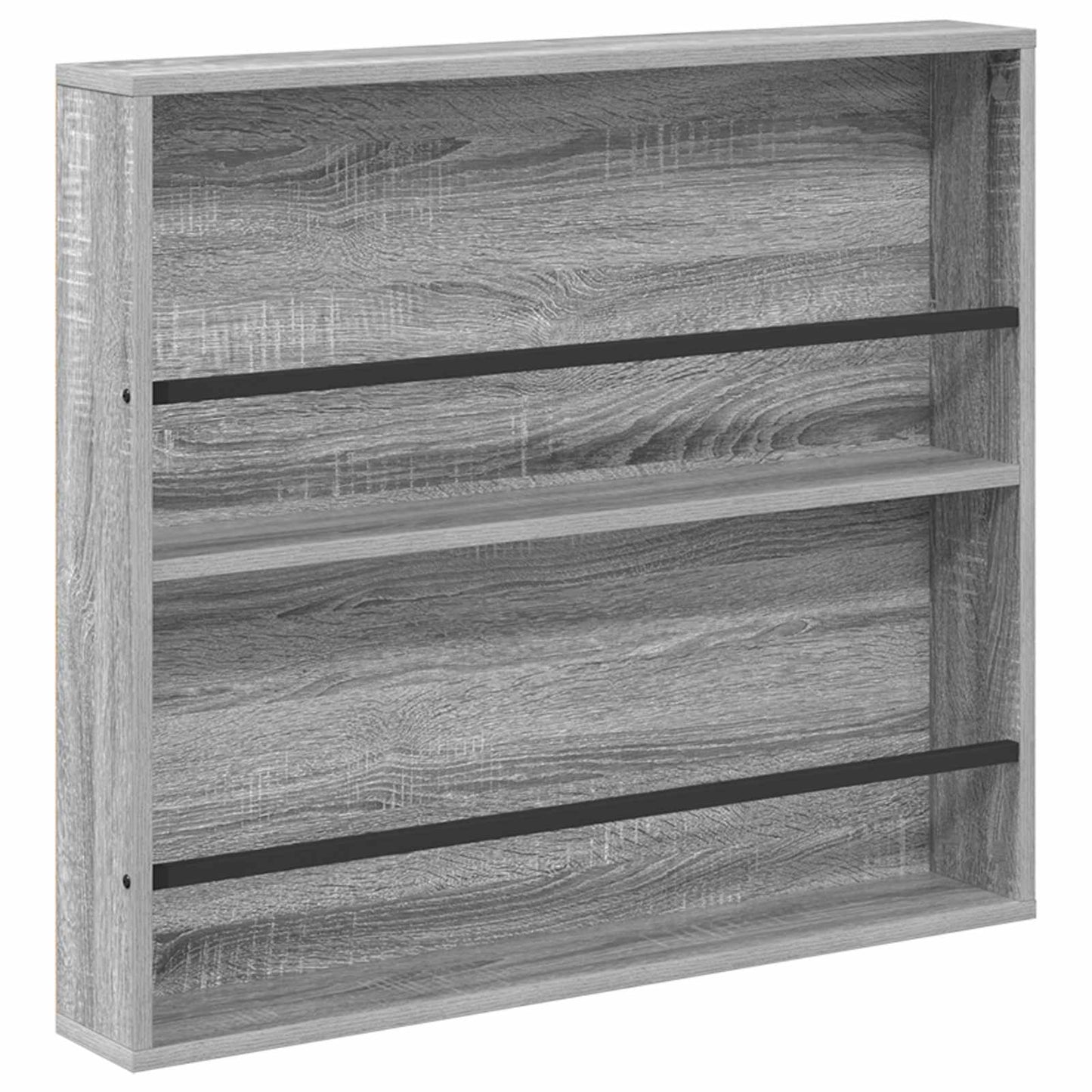 Scaffale per riviste 2 pcs Grigio Sonoma 80 x 12 x 70 cm