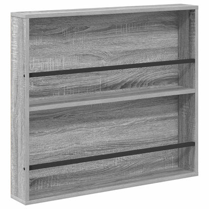 Scaffale per riviste 2 pcs Grigio Sonoma 80 x 12 x 70 cm