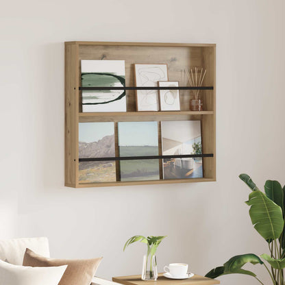 Scaffale per riviste Rovere artigianale 80 x 12 x 70 cm
