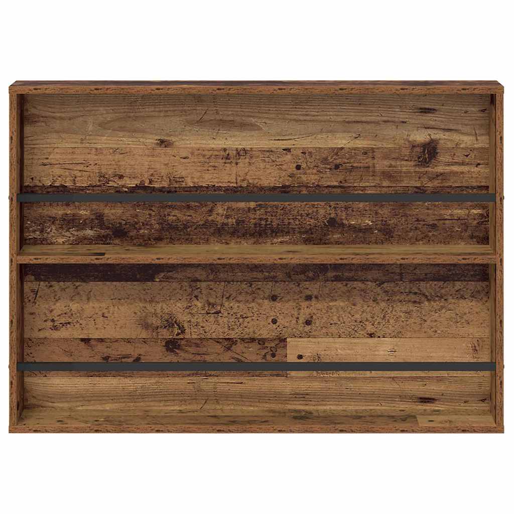 Scaffale per riviste 2 pcs Legno vecchio 100 x 12 x 70 cm